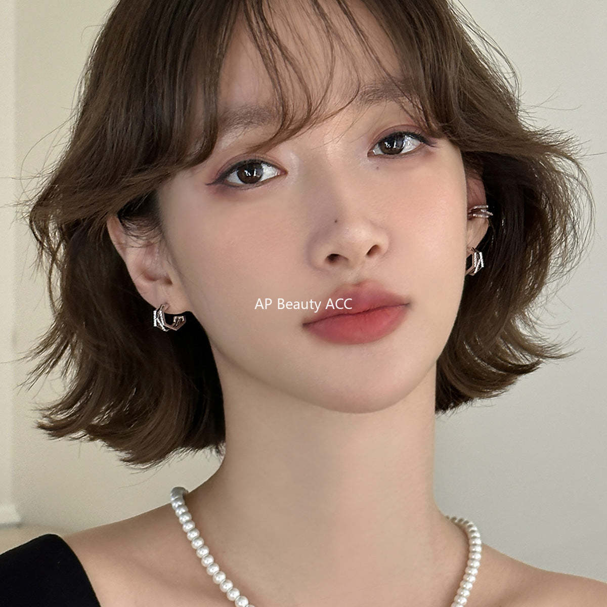 A관 - 멀티 레이어 큐빅 925 은침 스터드 이어커프 귀걸이 [EH-4292] 25.12-3