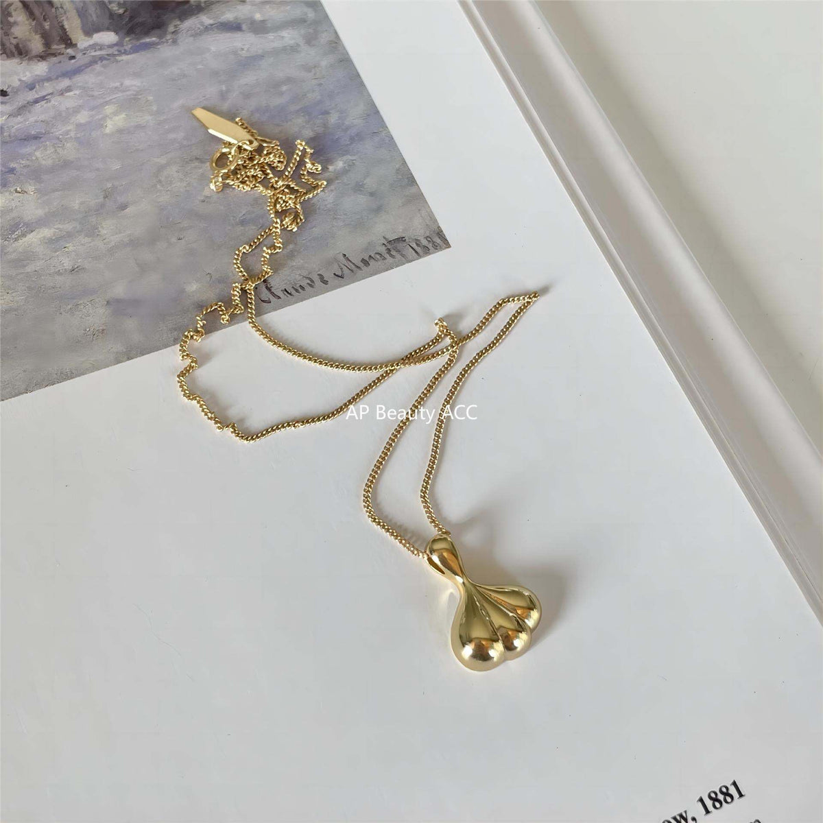 F관 - 925 실버 심플 펜던트 목걸이 [B1196] 25.12-2