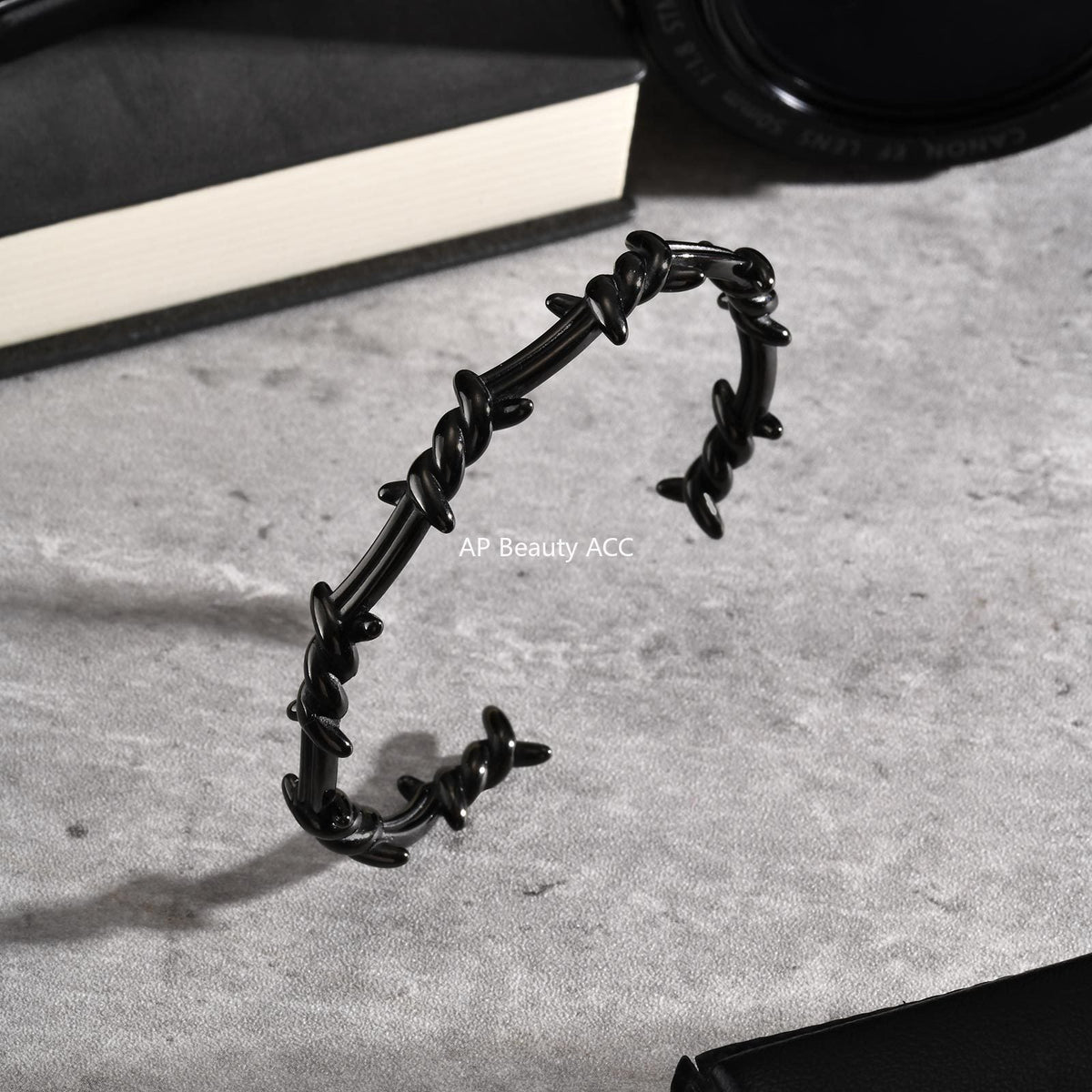 G관 - 스테인리스 매듭 디자인 C자 오픈 팔찌 [B-510] 25.11-1