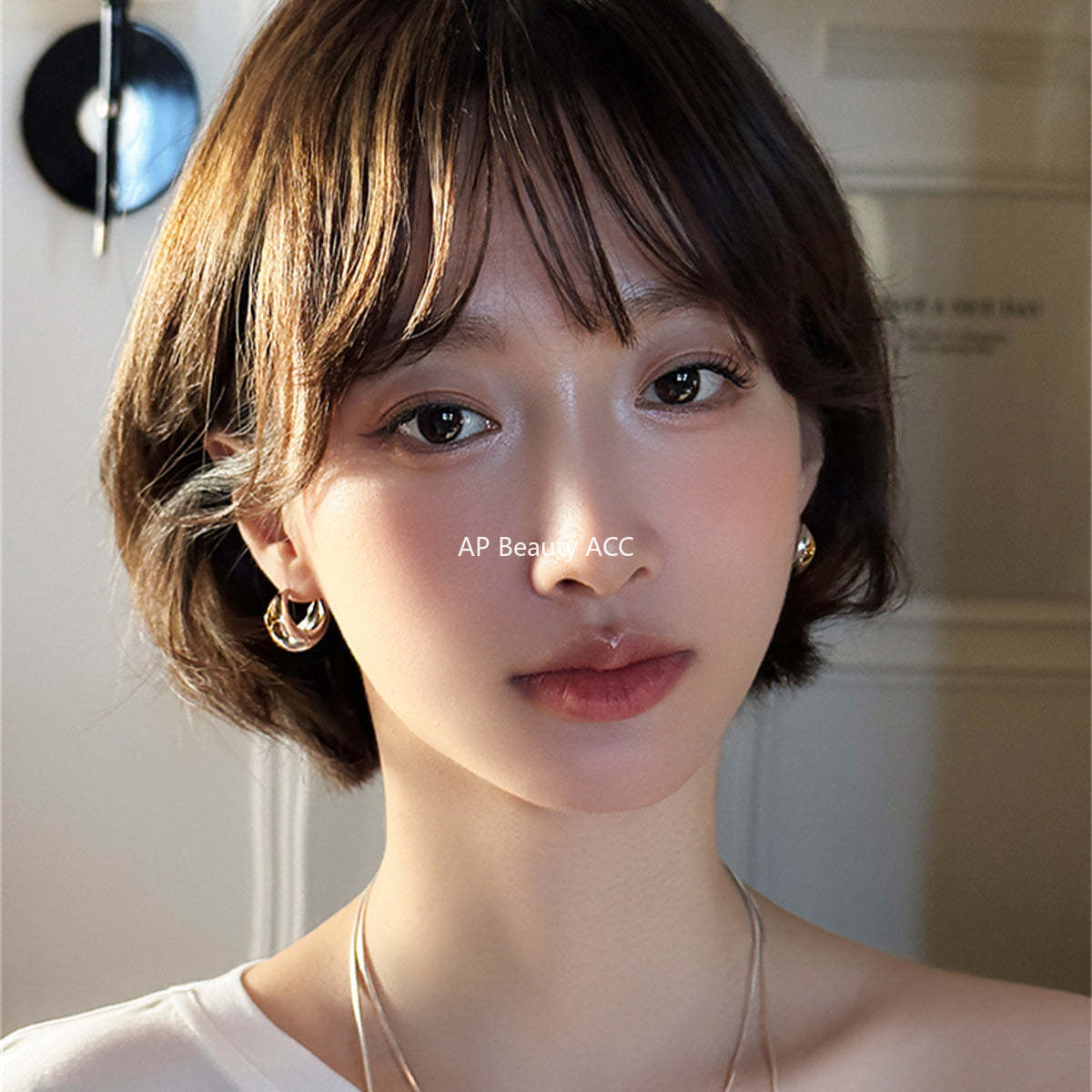 A관 - 골드 사각별 디자인 925 은침 귀걸이 [EH-3884] 25.08-5
