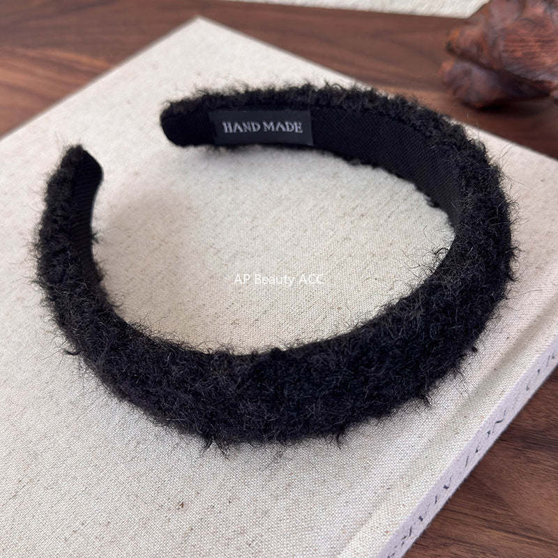 E관 - 가을 겨울 컬러 퍼 양털 머리띠 [26149] 25.12-1