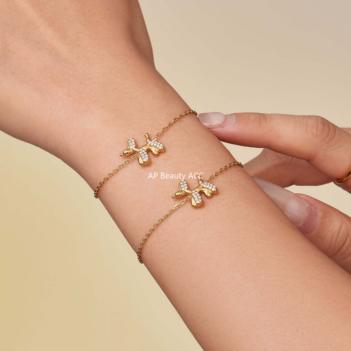 D관 - 큐빅 벌룬독 강아지 펜던트 스테인리스 목걸이 귀걸이 팔찌 [TXP469] 25.11-3