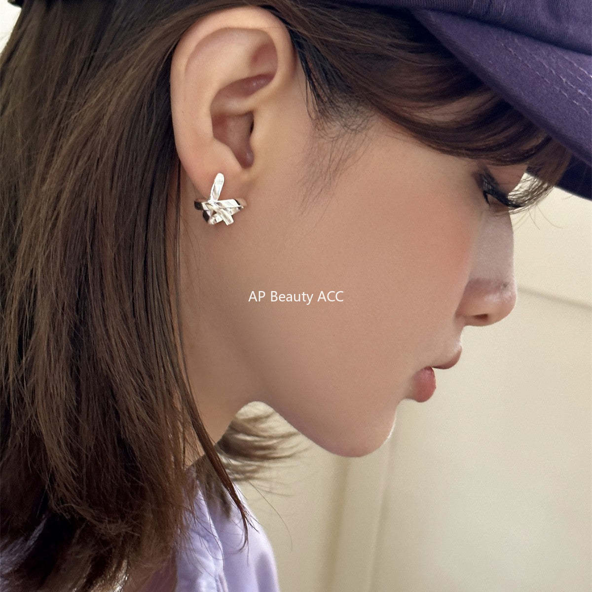 A관 - 925 은침 리본 디자인 귀걸이 [EH-3664] 25.07-2