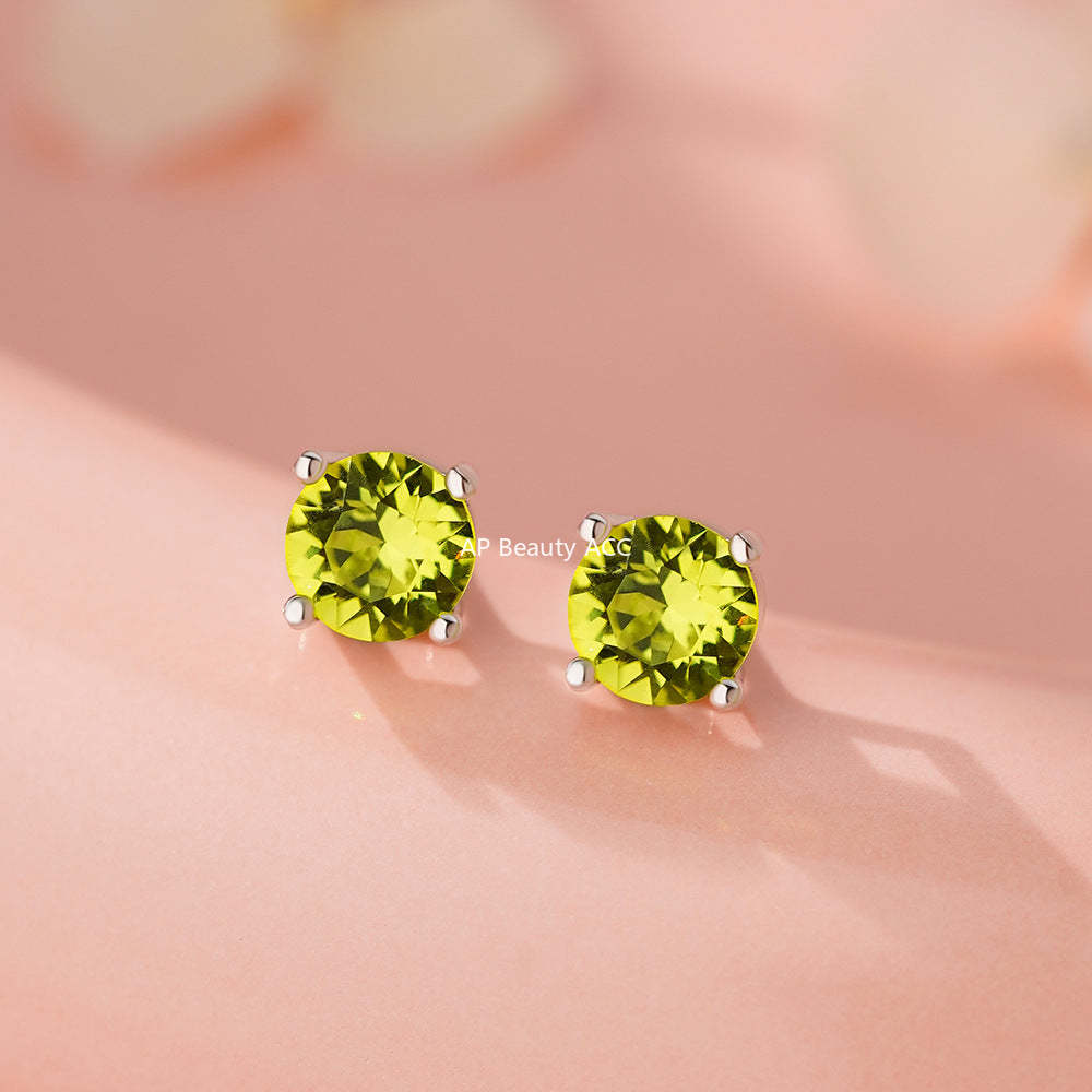 B관 - 999 실버 스와로스키 큐빅 귀걸이 [YC8779E_1] 25.12-2