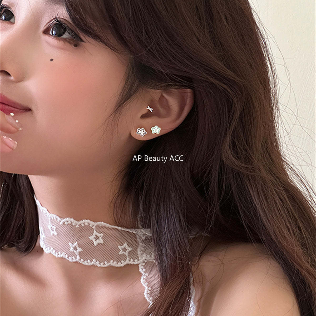 A관 - 귀여운 플라워 스터드형 귀걸이 [EH-3829] 25.08-1