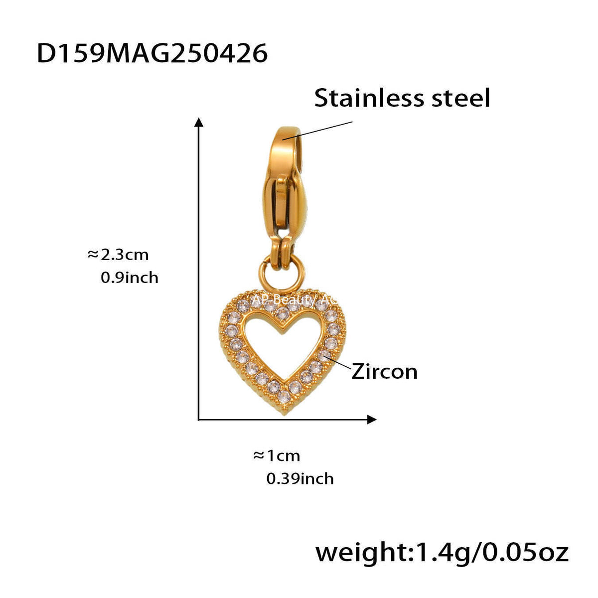 D관 - 스테인리스 스틸 DIY 다중 펜던트 팔찌 목걸이 [E670] 25.09-4
