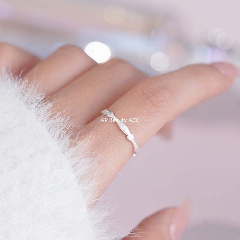 B관 - 999 실버 물고기 디자인 오픈형 반지 [YC4161R_1] 25.10-4