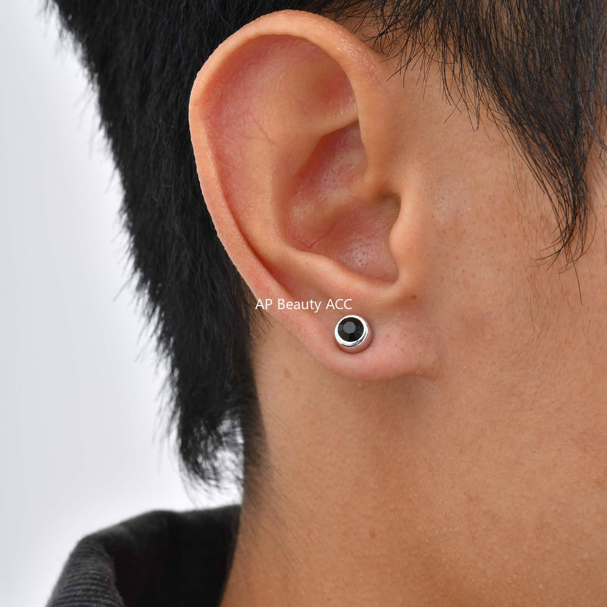 G관 - 플라스틱 소재 큐빅 귀찌 귀걸이 [ES-331] 25.12-1