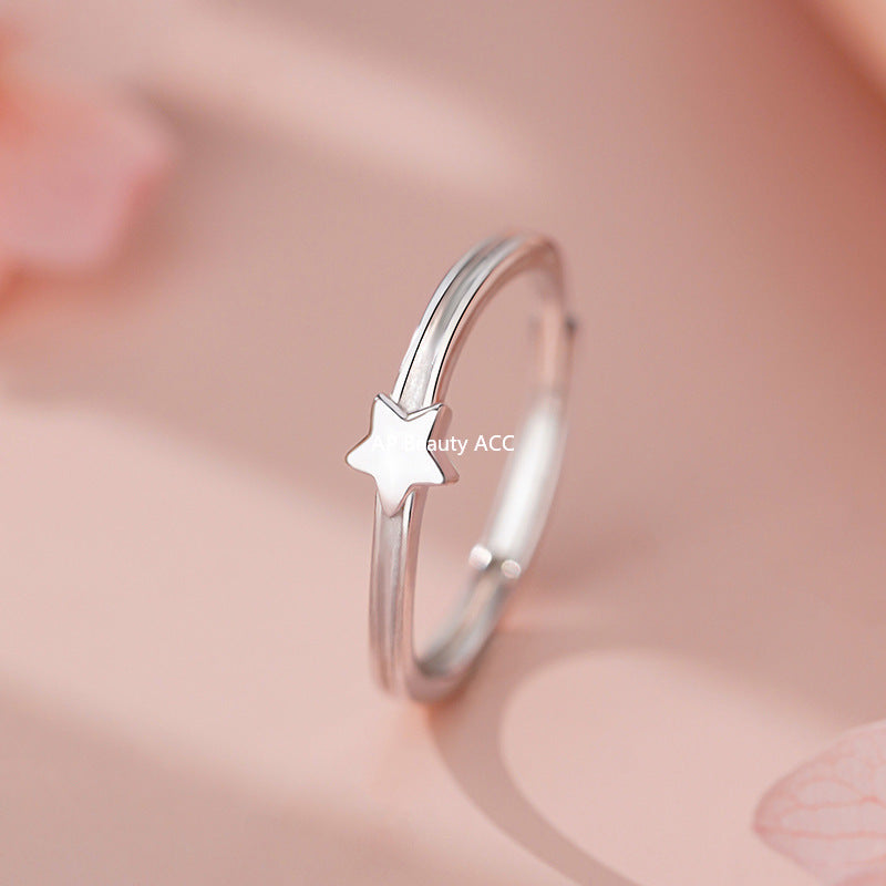 B관 - 999 실버 별 포인트 심플 반지 [YC4119R_1] 25.11-2