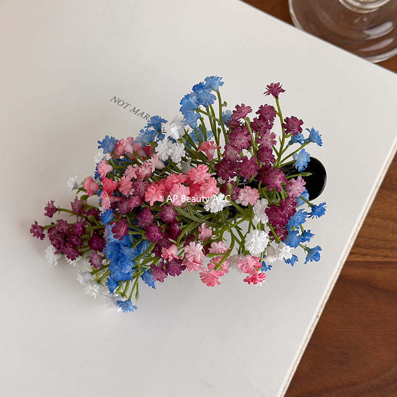 E관 - 조화 플라워 웨딩 헤어핀 [27642] 25.11-1