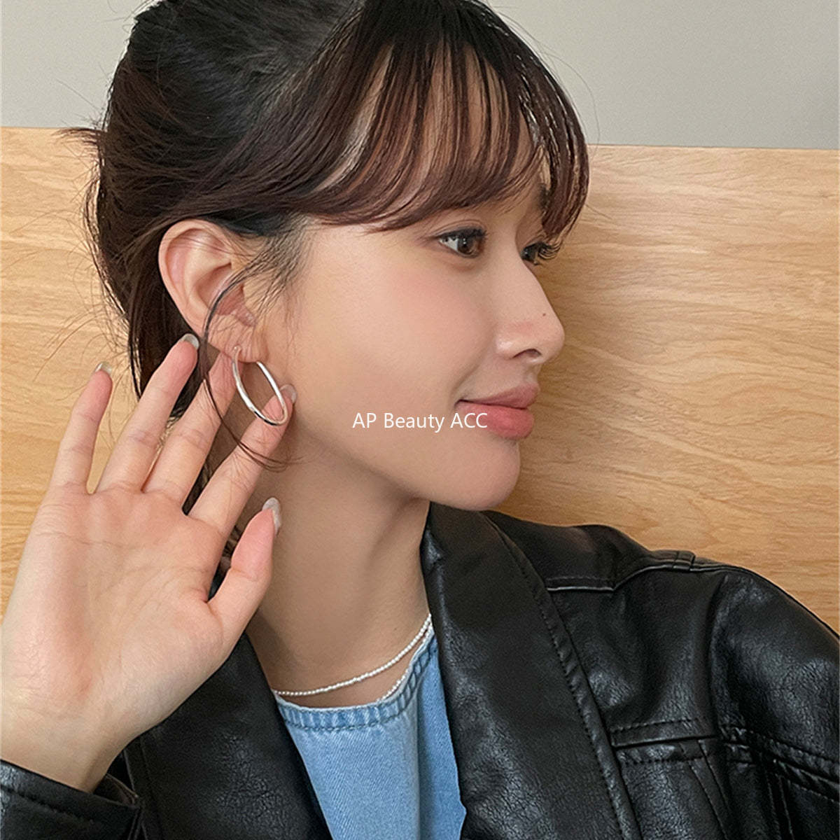 A관 - 925 은침 물방울 유러피언 레트로 원형 귀걸이 [EH-2921] 24.06-2