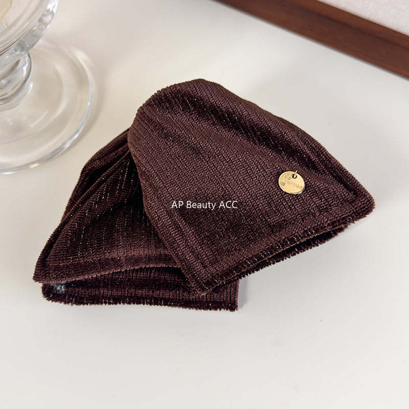 E관 - 가을겨울 벨벳 패브릭 삼각형 집게핀 [27720] 25.11-4