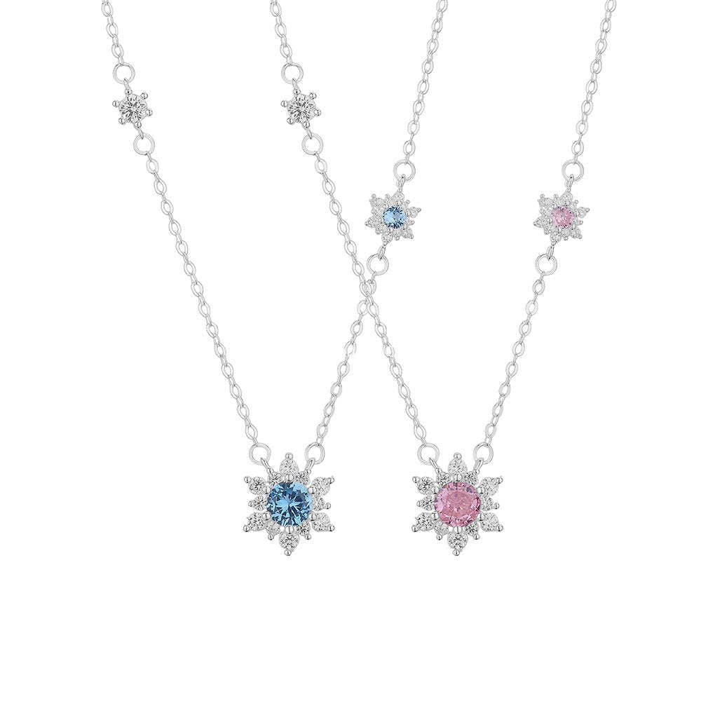 B관 - 999 실버 눈꽃 큐빅 목걸이 반지 팔찌 [YC0938N_1 YC3199R_1 YC4059SL_1] 25.12-3