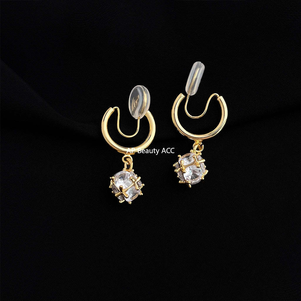 C관 - 18K 도금 컬러풀 이어커프 귀걸이 [EJ0303C] 25.03-3