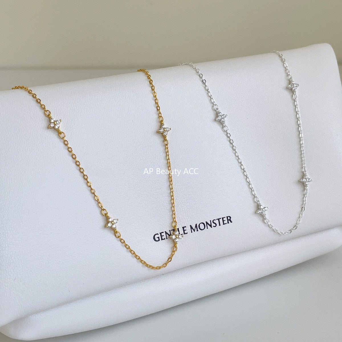 A관 - 925 실버 네잎클로버 디자인 목걸이 [XL-1228] 25.11-1