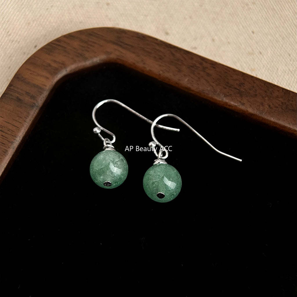 C관 - 천연석 자수정 심플 귀걸이 [5557-5564] 25.02-2