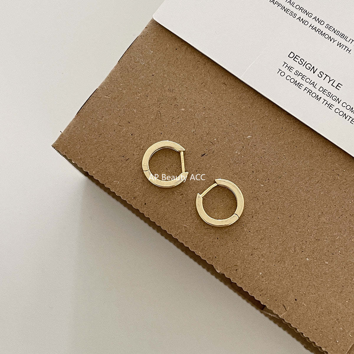 A관 - 925 은침 미니멀 심플 링 스트레이트 침 귀걸이 [EH-4169] 25.12-1