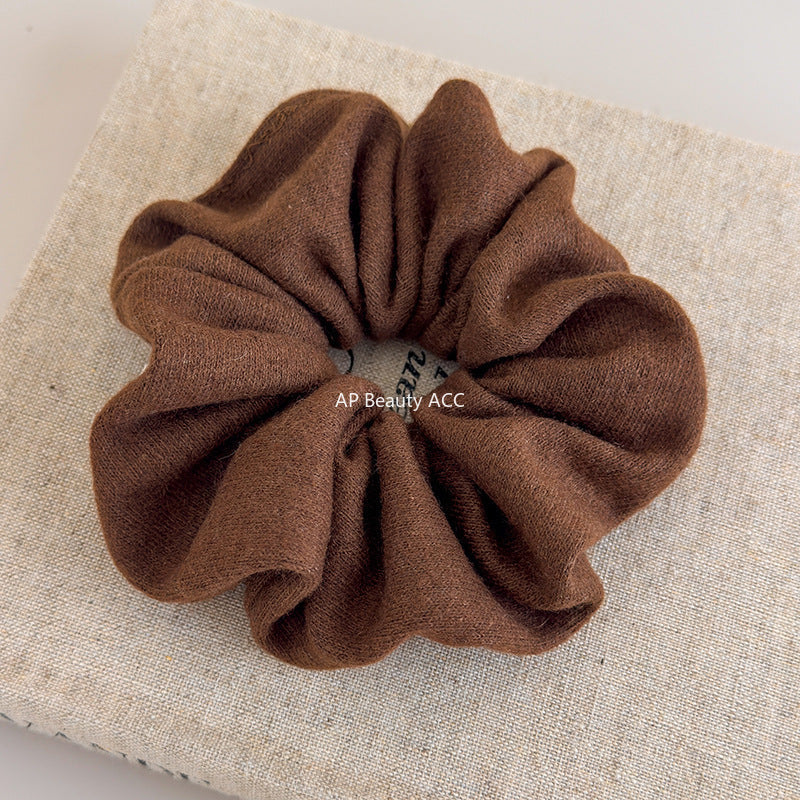 E관 - 부드러운 니트 단색 대형 곱창 헤어밴드 [27576] 25.10-3