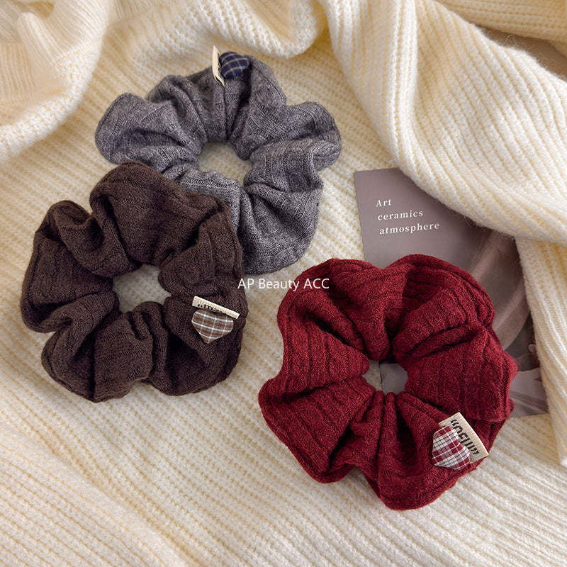 E관 - 꽈배기 니트 셔링 곱창 헤어밴드 [27707] 25.11-4