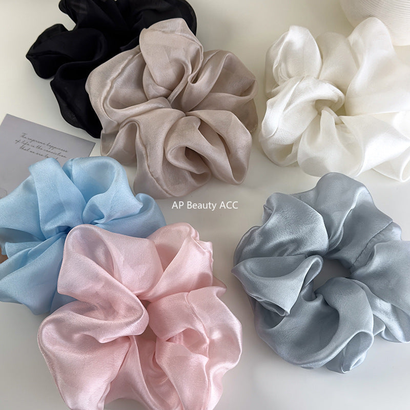 E관 - 프렌치 오간자 망사 대형 곱창 헤어밴드 [26536] 25.10-2