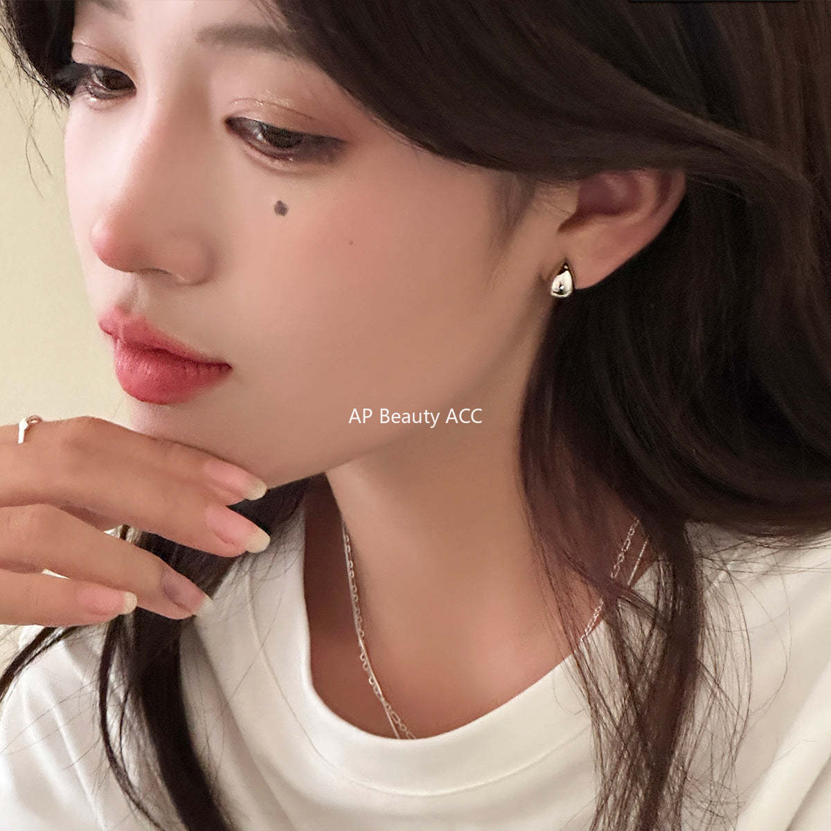 A관 - 925 은침 물방울 디자인 귀걸이 [EH-1849] 25.01-2