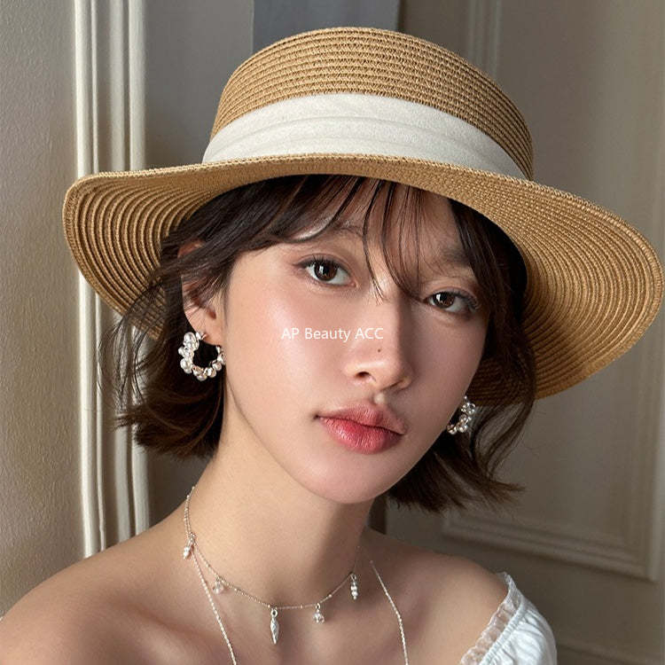 A관 - 진주 C형 디자인 스터드 귀걸이 [EH-4142] 25.12-2