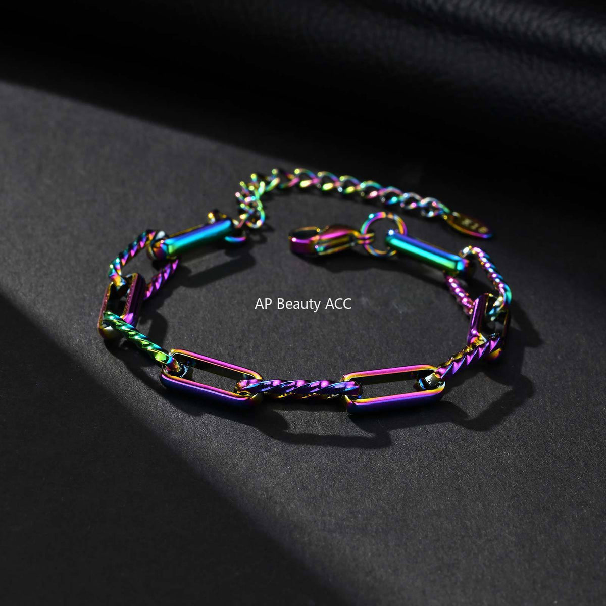 G관 - 스테인리스 스틸 핸드메이드 체인 팔찌 [BR-1705] 25.10-5