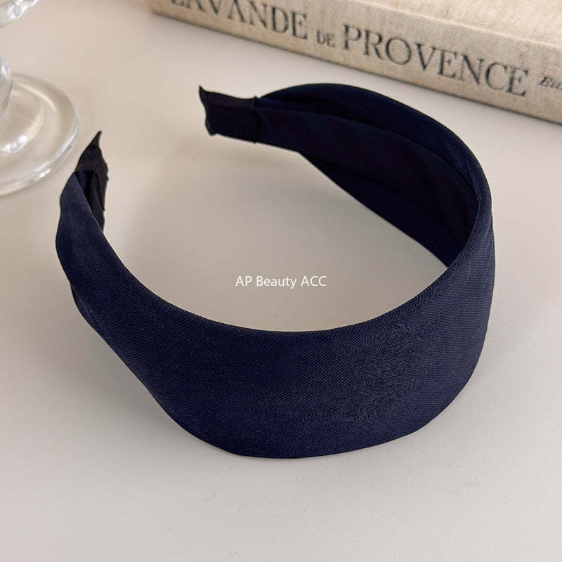 E관 - 톤다운 단색 와이드 볼륨 머리띠 [27593] 25.10-4