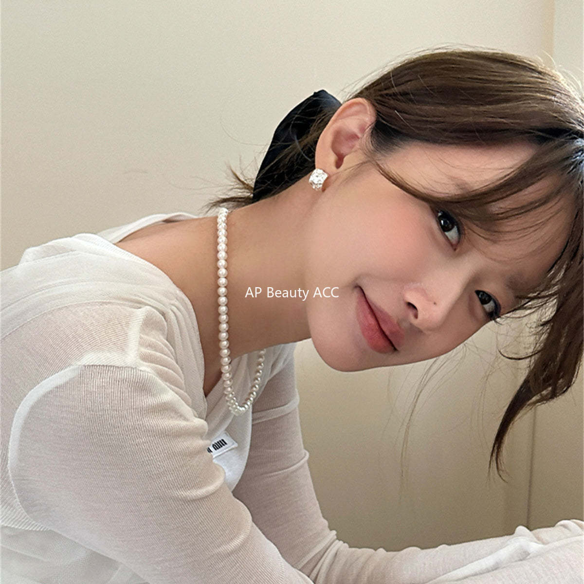 A관 - 925 은침 불규칙 텍스처 C형 비대칭 귀걸이 [EH-3720] 25.06-4