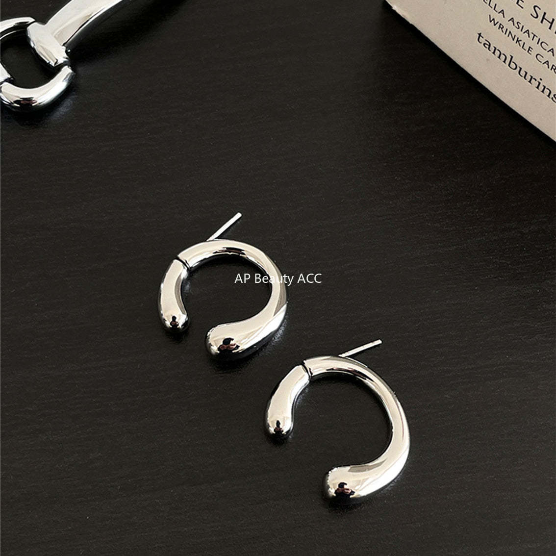 A관 - 925 은침 C형 귀걸이 [EH-2552] 25.03-1