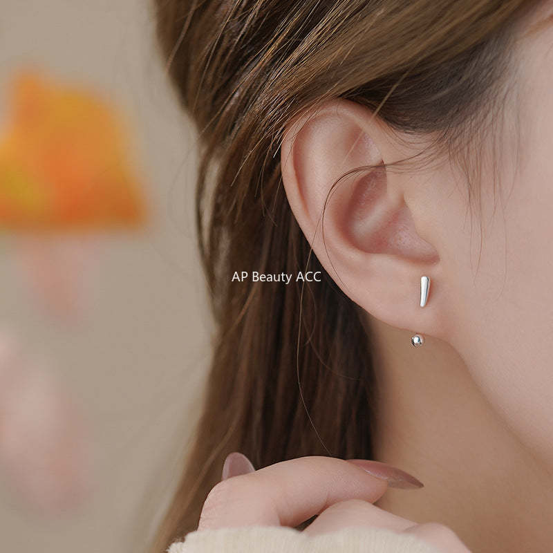 B관 - 물음표 느낌표 999 실버 피어싱 귀걸이 [YC7028E_1 YC9080E_1] 25.05-2