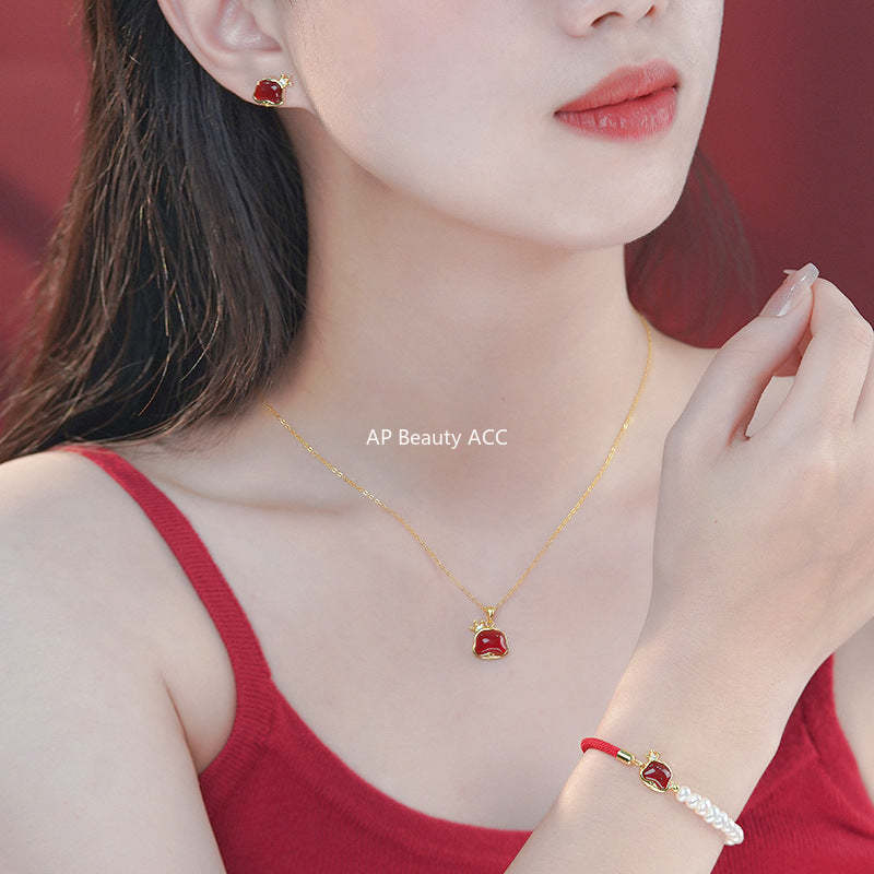 B관 - 925 실버 스네이크 디자인 진주 귀걸이 팔찌 목걸이 [YC3150N_1 YC9228E_1 YC5538SL] 24.09-4