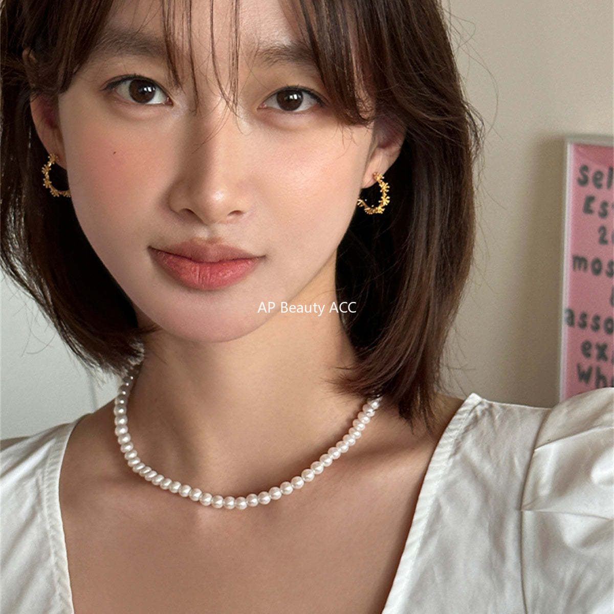 A관 - 플라워 은침 귀걸이 [EH-3207] 24.09-3