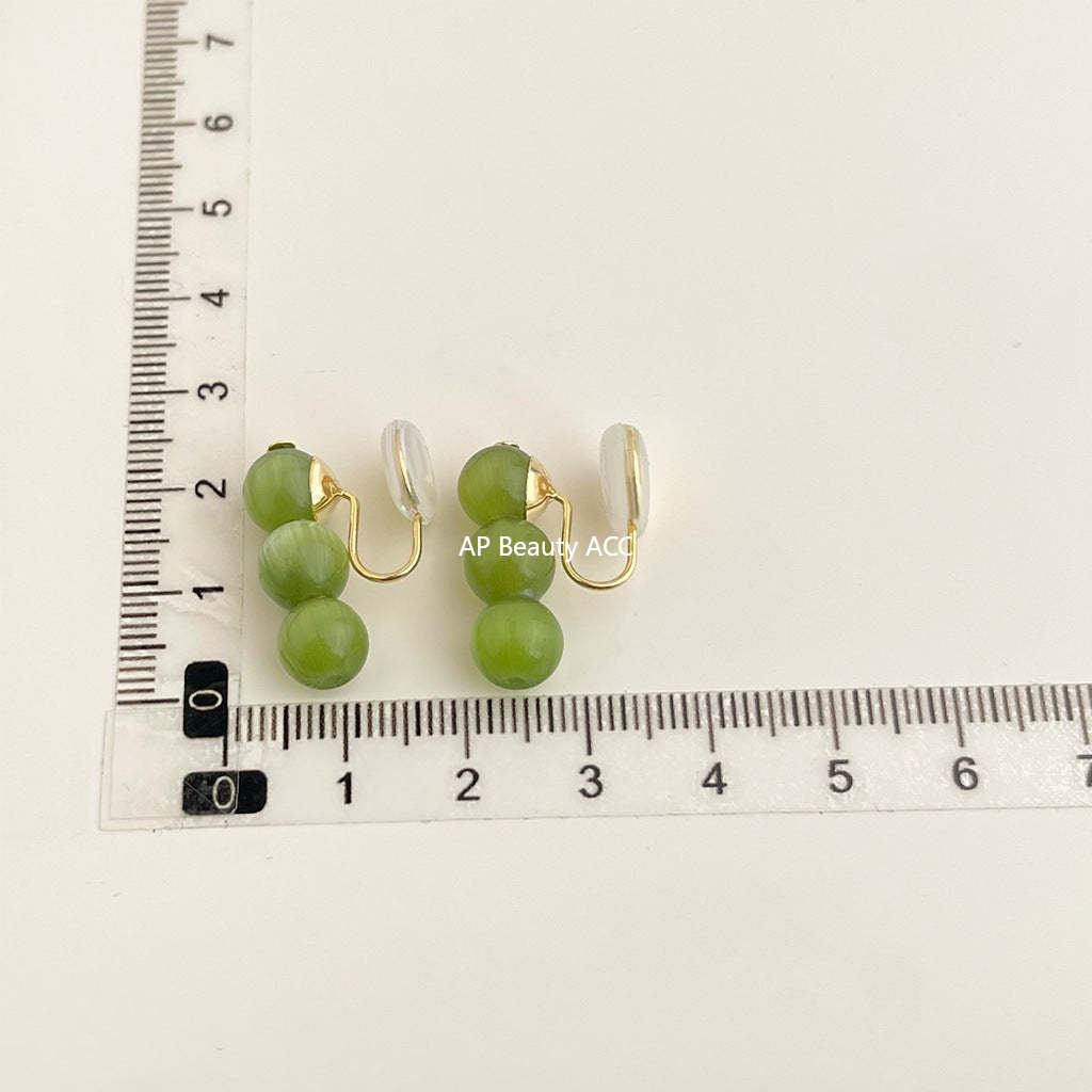 C관 - 18K 도금 컬러풀 이어커프 귀걸이 [EJ0303C] 25.03-3