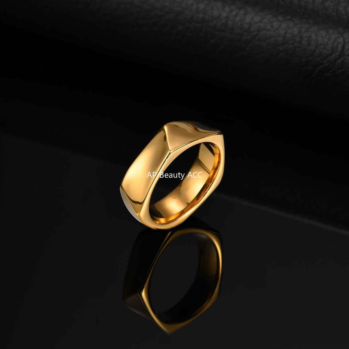 G관 - 스테인리스 스틸 오각형 반지 [RC-915] 25.10-5