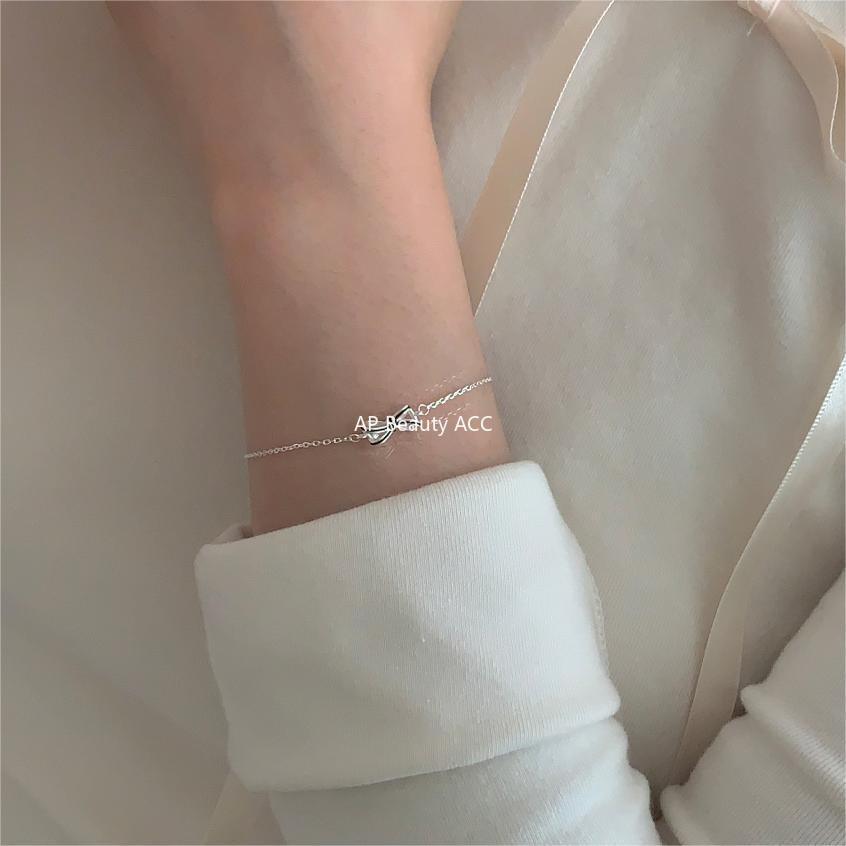 F관 - 925 실버 리본 기하학 팔찌 [A370] 24.03-5