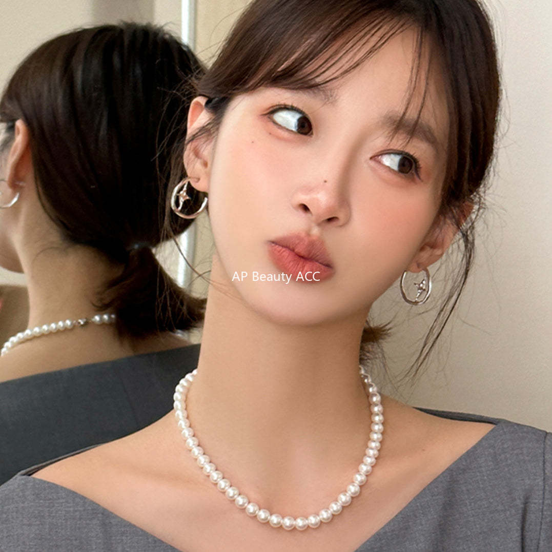 A관 - 사각별 디자인 은침 귀걸이 [EH-3387] 25.02-2