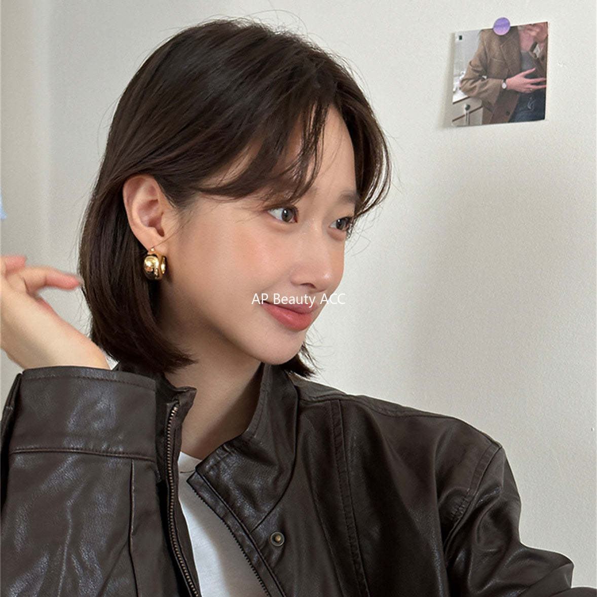 A관 - 925 은침 미니 베이직 링형 귀걸이 [EH-3225] 24.10-2
