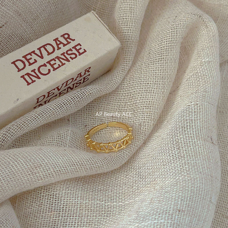 F관 - 925 실버 트러스트 디자인 오픈형 반지 [J1425] 25.10-1