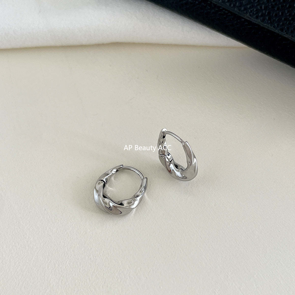 A관 - 925 은침 트위스트 링 귀걸이 [EH-4024] 25.10-2