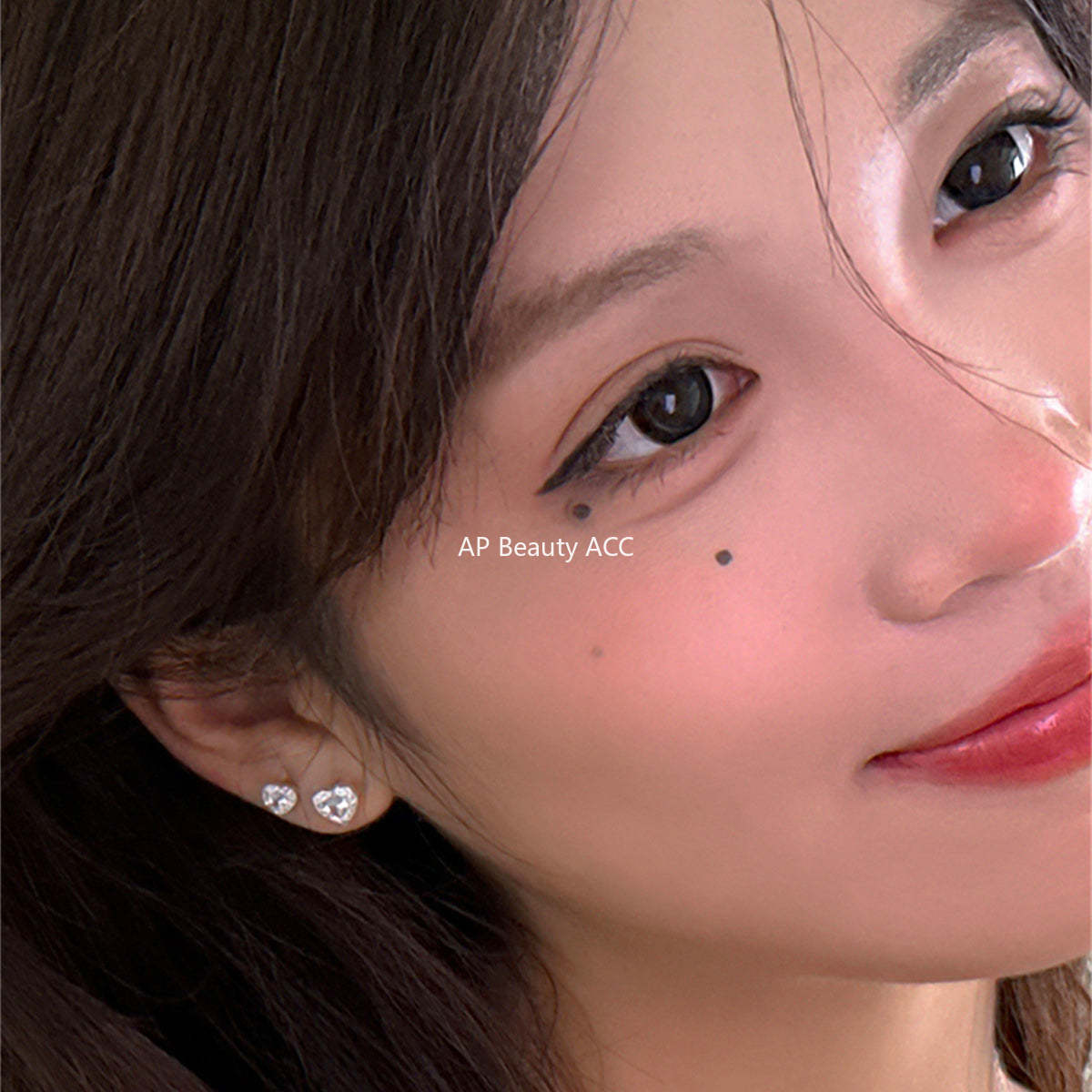 A관 - 하트 풀큐빅 925 은침 귀걸이 [EH-3950] 25.08-5