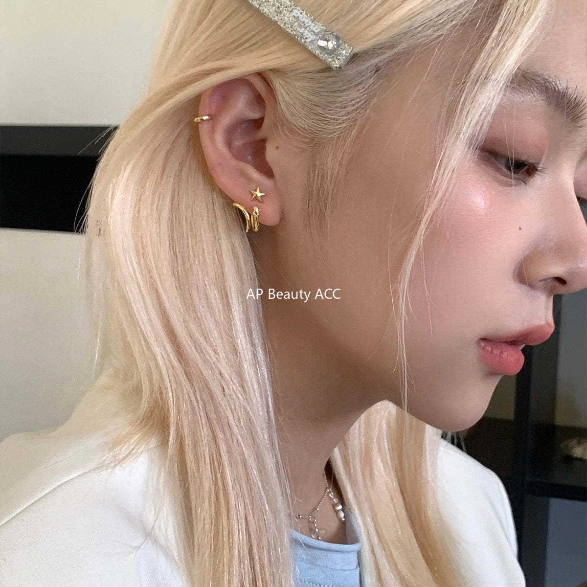 A관 - 925 은침 별 포인트 뱀 디자인 귀걸이 [EH-4173] 25.10-4