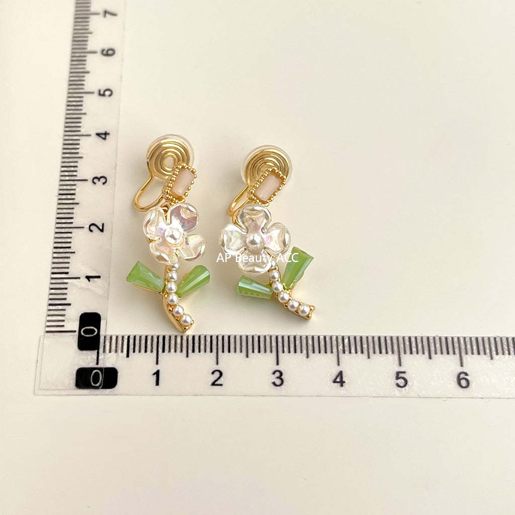 C관 - 18K 도금 컬러풀 이어커프 귀걸이 [EJ0303C] 25.03-3