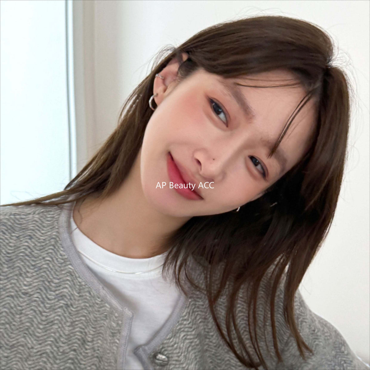 A관 - 925 은침 정형 심플 링 스터드 귀걸이 [EH-1754.SJ] 25.12-3