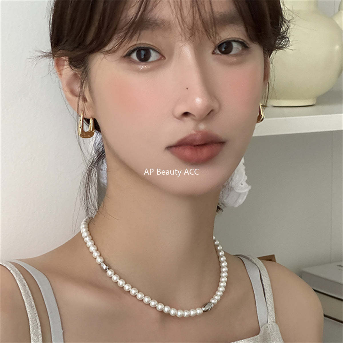 A관 - 925 은침 독특한 사각형 디자인 별 장식 링형 귀걸이 [EH-3081] 24.08-2