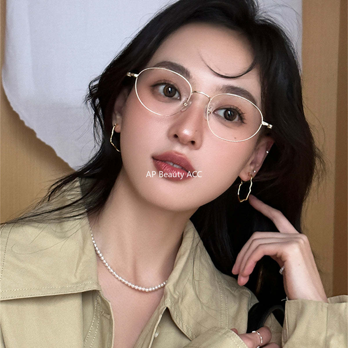 A관 - 불규칙 디자인 925 은침 원형 링 귀걸이 [EH-3790] 25.09-1