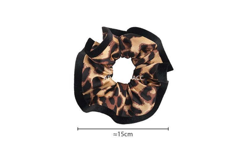 E관 - 호피 패턴 오버로크 곱창 헤어밴드 [27700] 25.11-4
