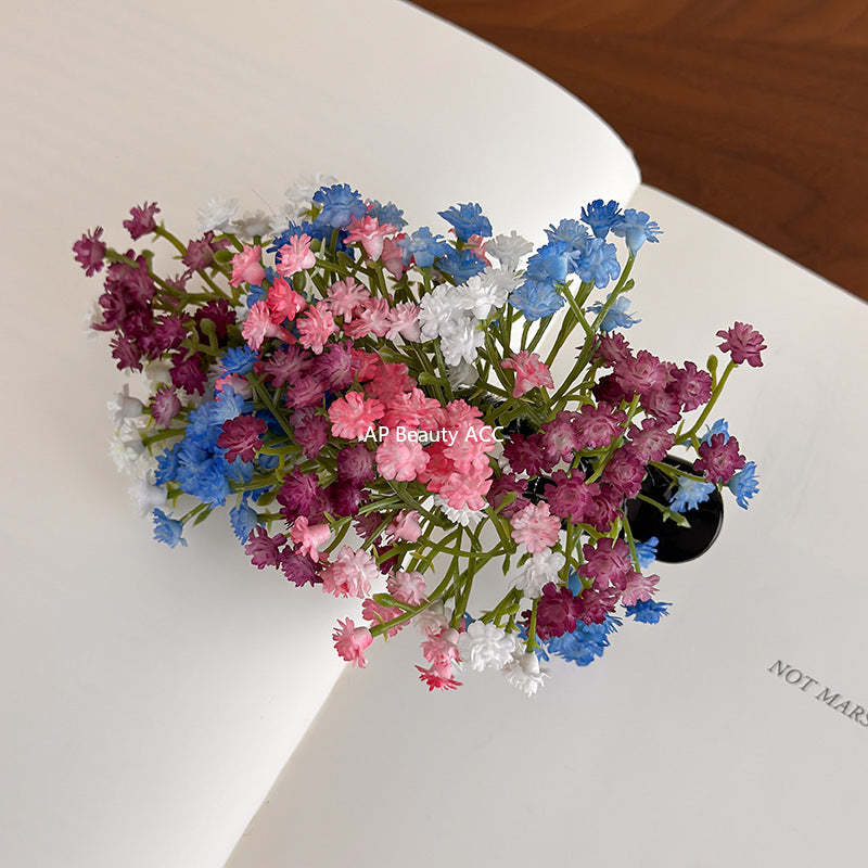E관 - 조화 플라워 웨딩 헤어핀 [27642] 25.11-1