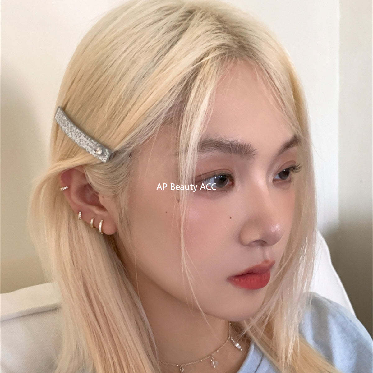 A관 - 티타늄 스틸 큐빅 후프 귀걸이 [EH-4163] 25.10-4