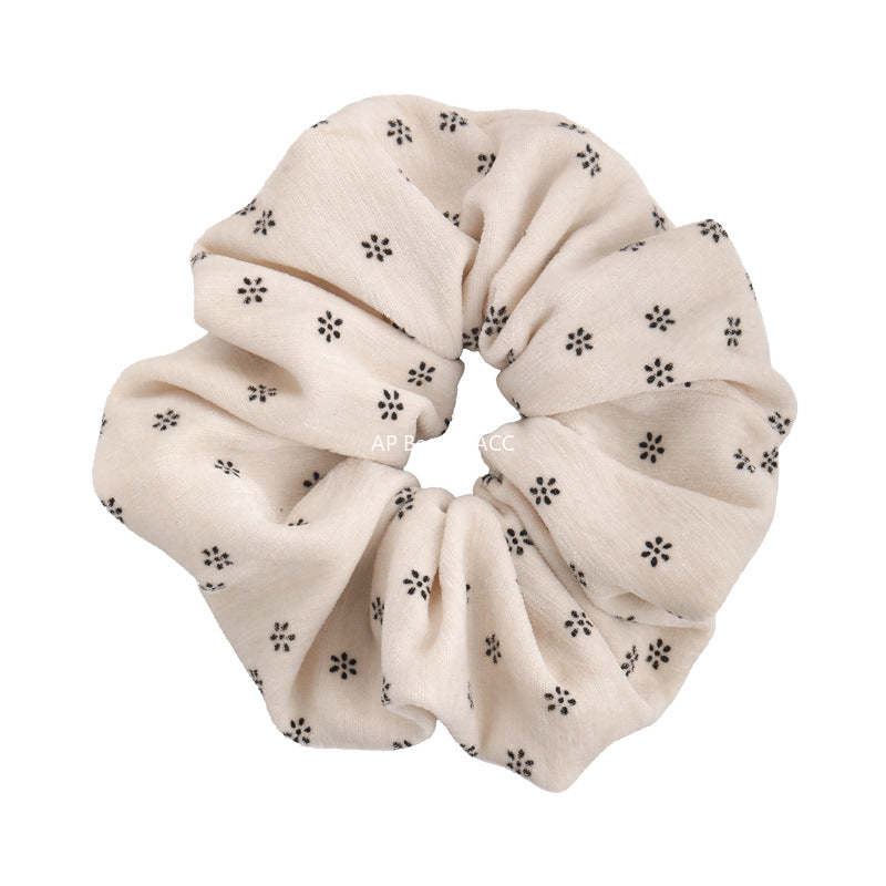 E관 - 코듀로이 미니 꽃무늬 프린팅 곱창 헤어밴드 [27806] 25.12-3